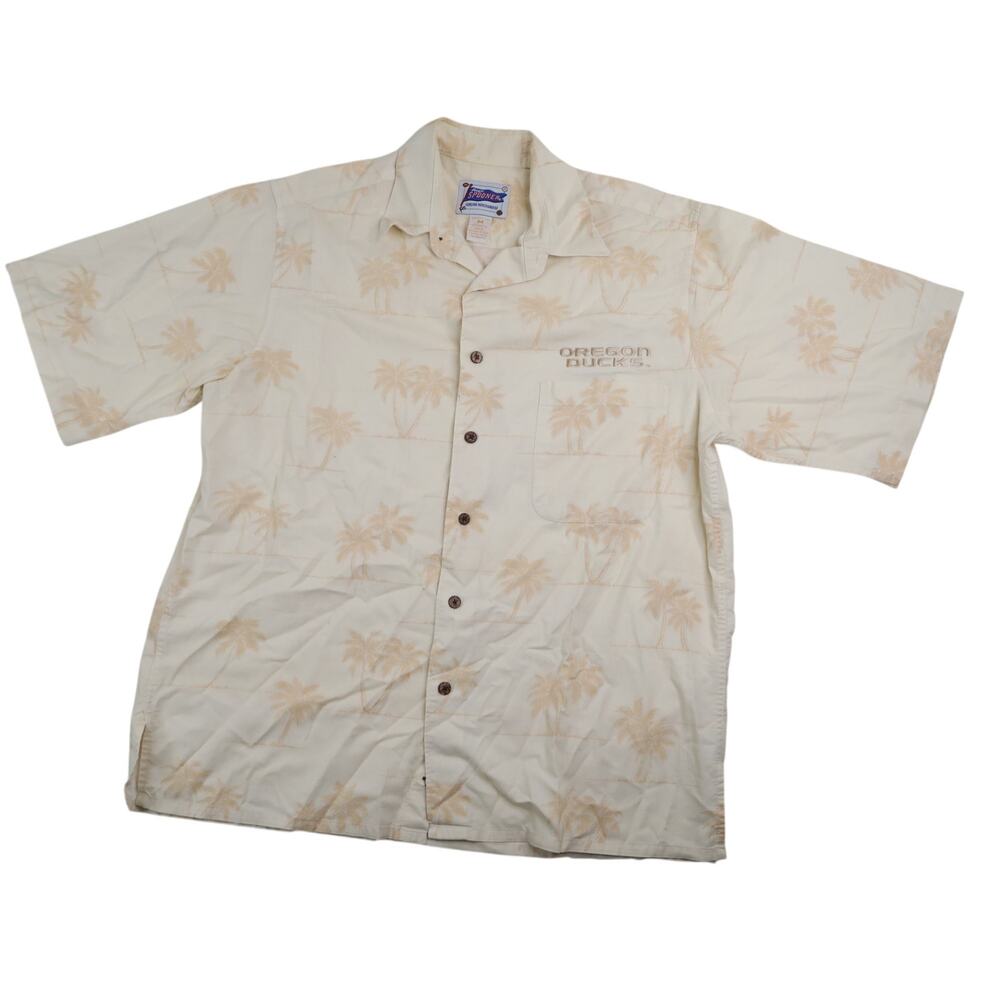 Vintage Reyn Spooner University of Oregon Tropical Hawaiian Shirt